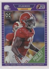 2021 Leaf Pro Set Metal Purple Rainbow 41/50 Dylan Moses #24 a8x