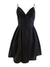 Betsy & Adam Women's Galaxy Fit & Flare Party Dress (2, Black) 749709748157