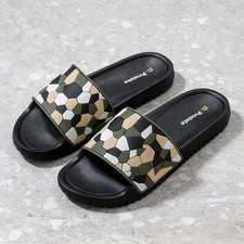 I Mens Slippers Camouflage Non Slip EVA Comfortable Indoor