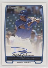 2012 Bowman Retail Prospect Auto Dwight Smith Jr #BPA-DS Auto 03gr