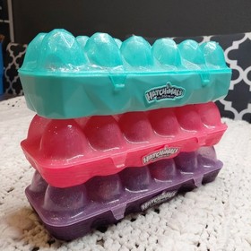 Hatchimals CollEGGtibles Assorted 36 Figures Lot & 3 Glitter Carton Cases
