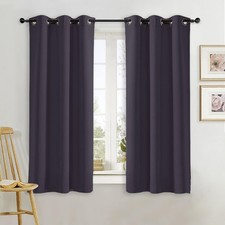 NICETOWN Blackout Curtain Single Panel, W42 x L54, Grayish Purple