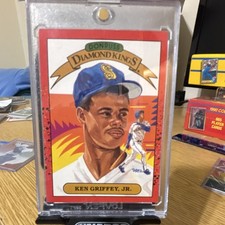 Donruss 1990 Diamond Kings Ken Griffey Jr #4 Seattle Mariners MLB