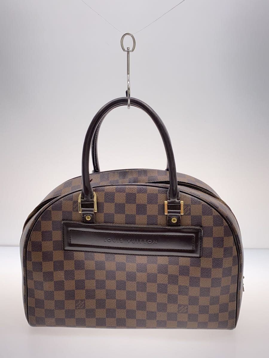 LOUIS VUITTON Handbag Nolita Damier Ebene PVC BRW Used View 3