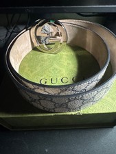Authentic Gucci Supreme GG Reversible Belt Size 95 fits 32-34 Waist