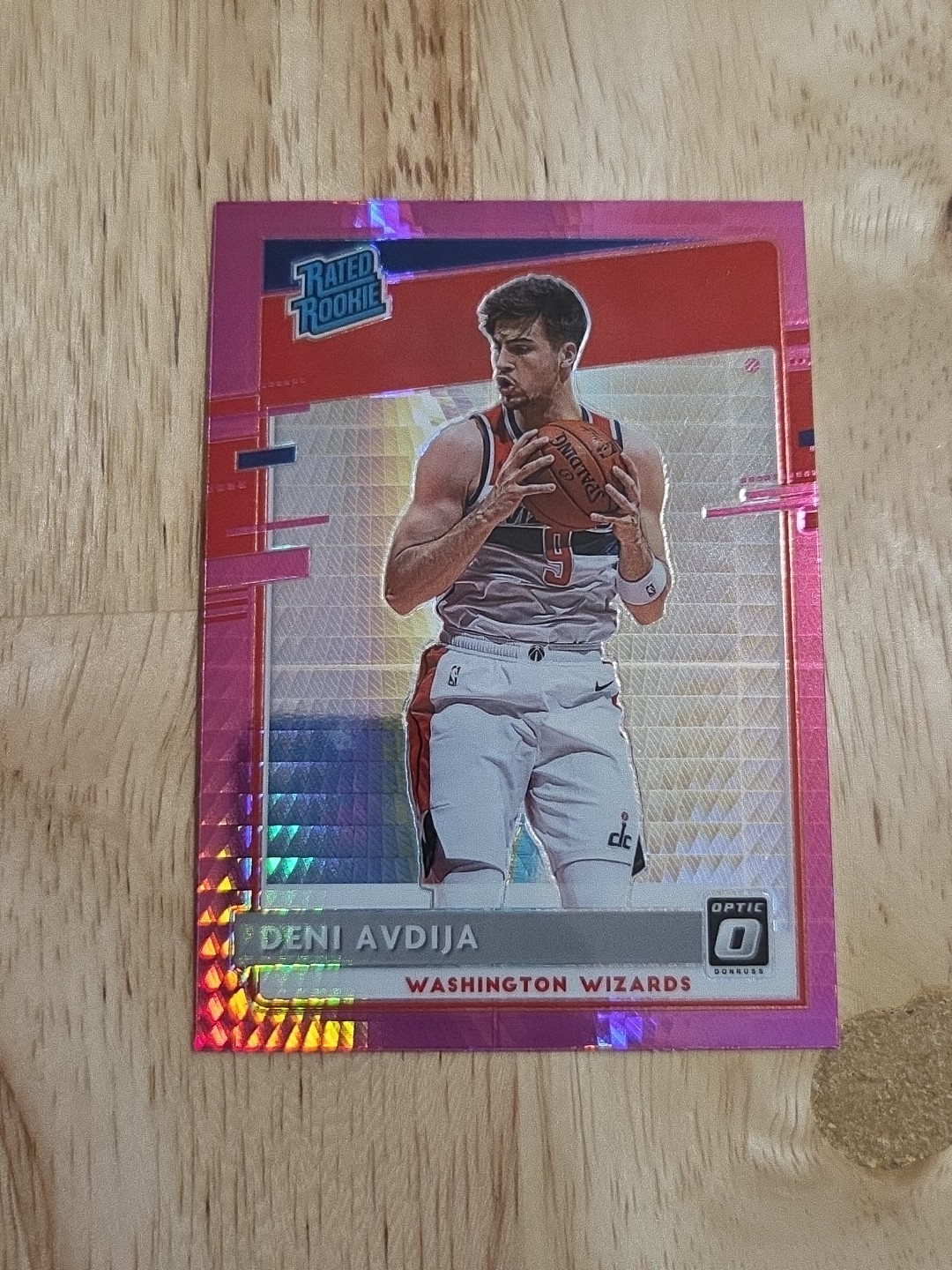 2020-21 Donruss Optic DENI AVDIJA Pink Hyper Prizm #159 Rated Rookie SP