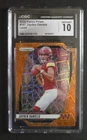 2024 Panini Prizm Jayden Daniels Orange Lazer Prizm Rookie RC #347 PSA 9