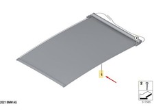 BMW X1 U11 Panorama Roof Electric Sun Blind Roller 54105A17EC7 Nouveau authentiq