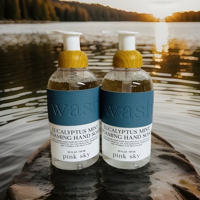 2-PACK PINK   SKY~ EUCALYPTUS MINT FOAMING HAND  SOAP 20 fl oz Each