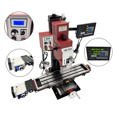SM-32V R8 Milling and Drilling Machine 110V 1500W Brushless Motor Variable Speed