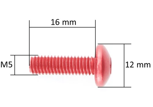 Linsenkopf Schrauben Aluminium Torx M5 M6 Alu eloxiert Linsenkopfschrauben 5 6mm - Bild 4 von 9