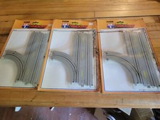 Lot of 3 TYCO US1 ELECTRIC TRUCKING 9 INCH TRACK TURNOUT SEALED PACKAGE 3700