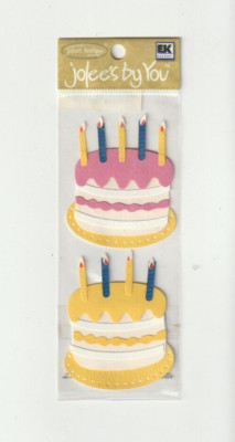 Jolee's by You 3-D non adhesive Embellishment Birthday KID CAKE FREE SHIP! 56171
