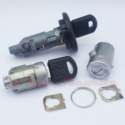 New Ignition Switch Cylinder and 2 Door Lock Cylinders Set For GM