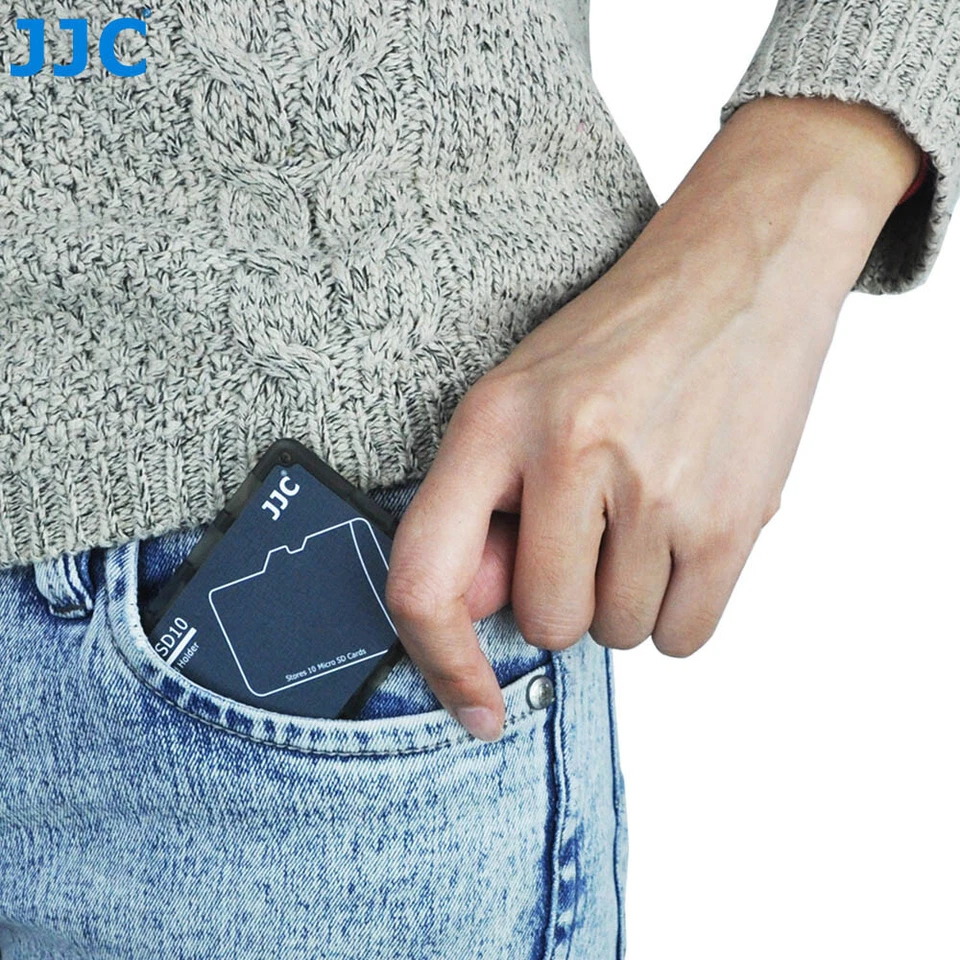 10 Slots Ultra Silm TF Micro SD MSD MicroSD Card Wallet Case Holder Storage Box - Image 2 of 4