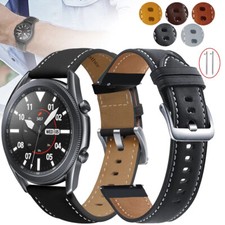 Correa de repuesto de cuero para Samsung Galaxy Watch 3 45 mm 46 mm S3 Frontier
