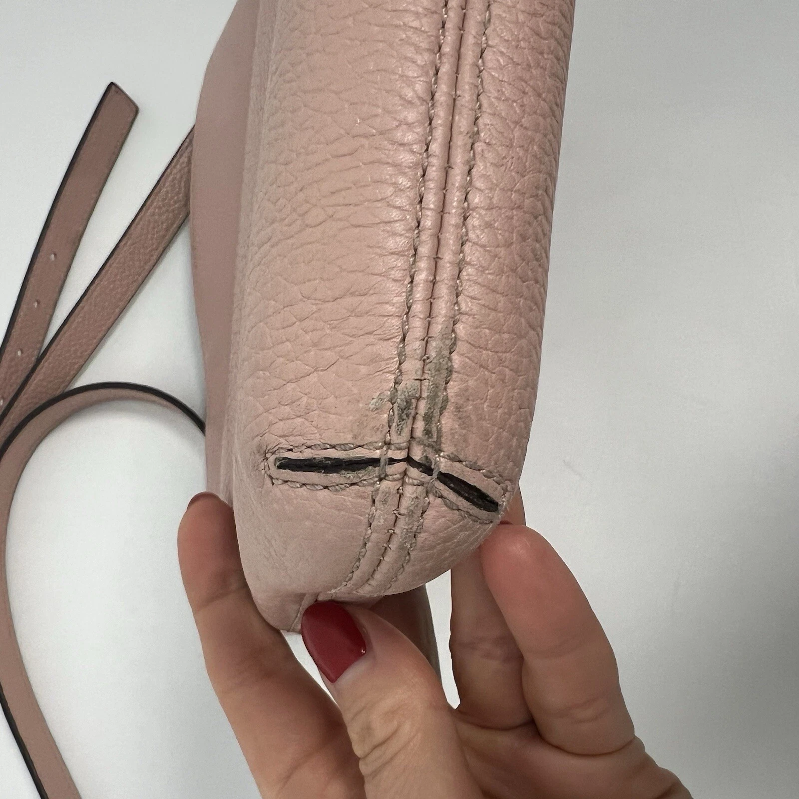 Borsa a tracolla Kate Spade New York rosa pelle ciottoli Southport Ave Cora