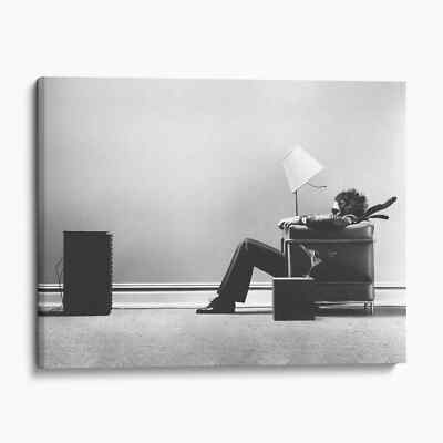 The Blown Away Guy Ad 1979 Speaker Tape 1970s Canvas Print Wall Art