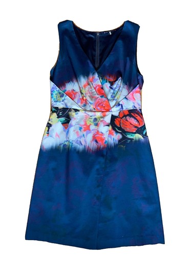 elie tahari blue lace dress Elie Tahari black and blue guipure lace dress, size 6, NEW WITH TAGS!