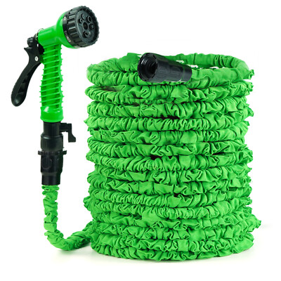 #ad Expandable Garden Hose Water Pipe 100FT Flexible Hose with 7 Function Spray $17.99