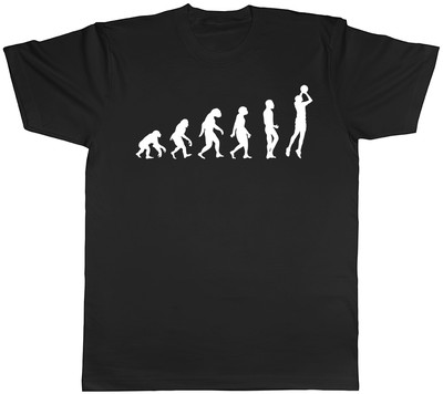 Evolution of Basketball Unisex Herren Damen Frauen T-Shirt Tee