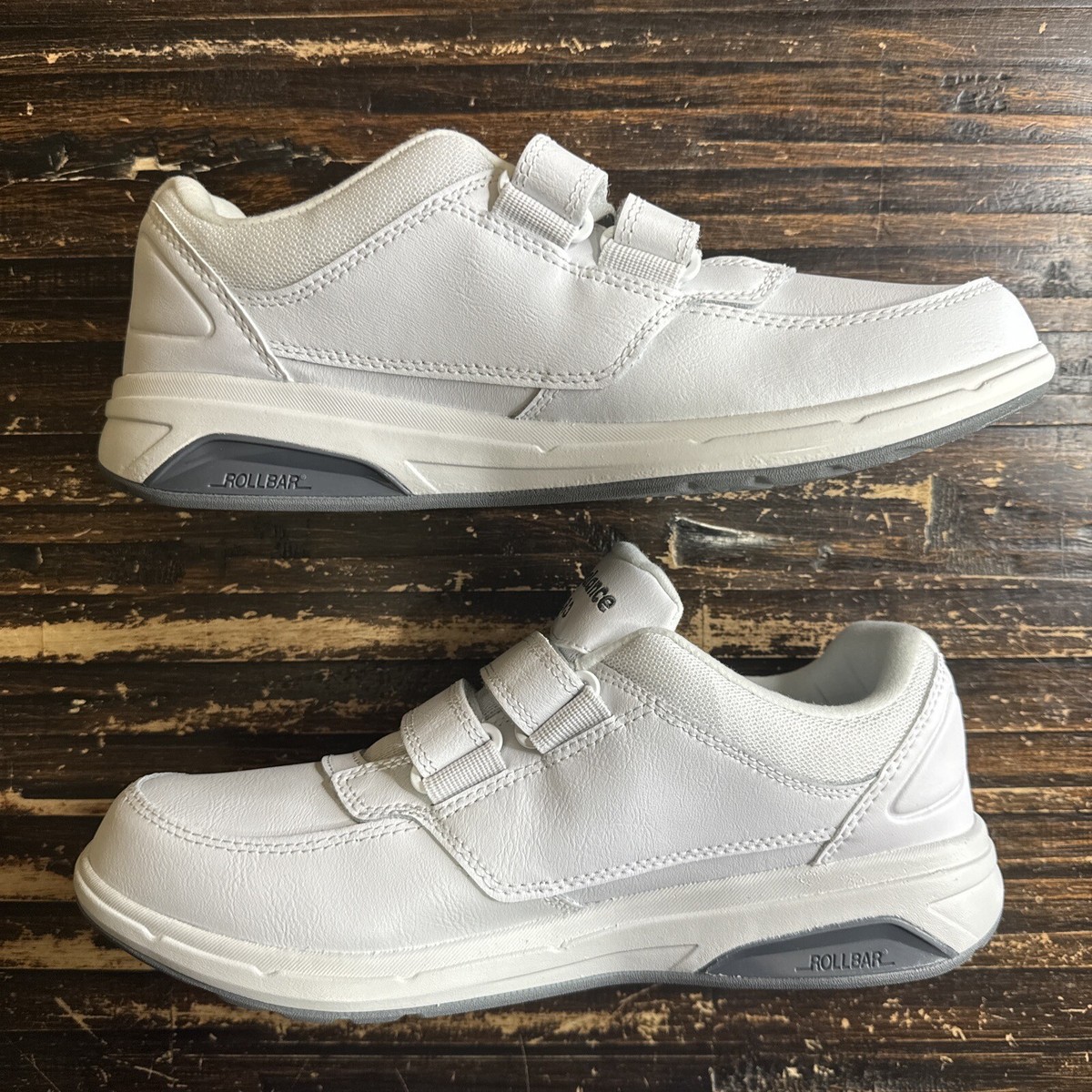New Balance 813 White Men\'s Casual Hook and Loop Strap Sneakers MW813HWT Size 9 New Balance 813 White - MW813 | eBay main image 4