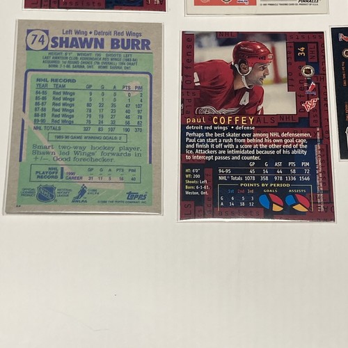 90's Detroit Red Wings Card Lot (12 Cards) - Fedorov, Osgood, Rookie - Lot 0013 - Picture 9 of 10