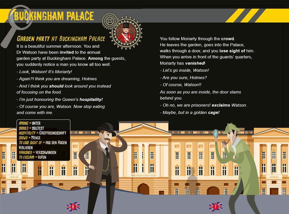 Thumbnail - Sherlock Holmes Escape Book. Spielend Englisch Lernen - Für