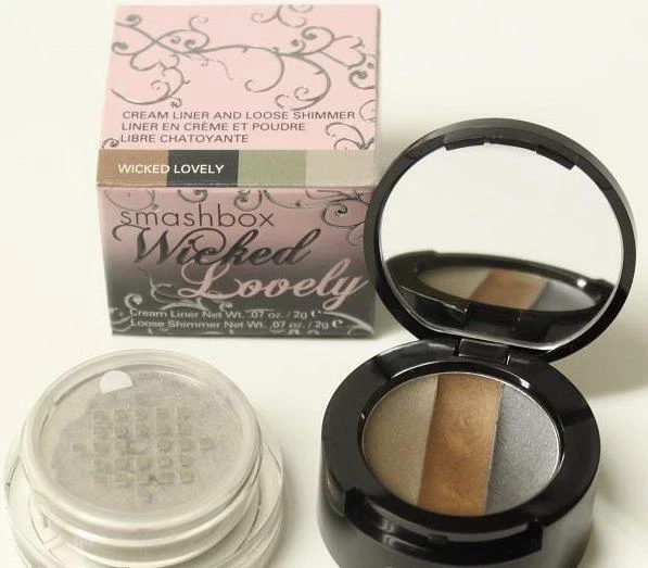 Smashbox Wicked Lovely Cream Liner and Loose Shimmer - NIB - Image 2 of 2