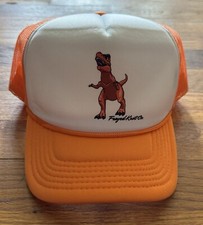 Frayed Knot Co. Orange Dinosaur Youth Hat