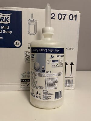 Tork Extra milde Flüssigseife Nachfüller S1 nicht parfümiert 1 Liter 6er Pack 420701