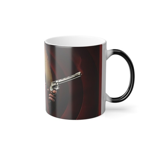 Yosemite Sam Six Shooter Color Morphing Mug, 11oz - Picture 5 of 5