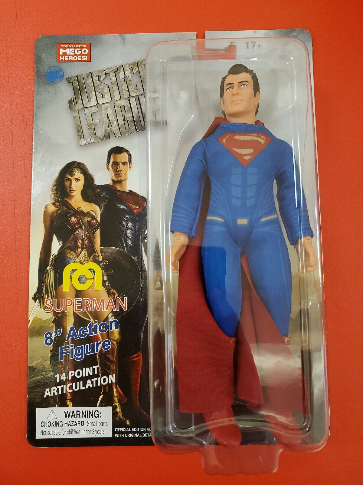  MEGO CORPORATION Justice League Super Man Henry Cavil : Toys &  Games