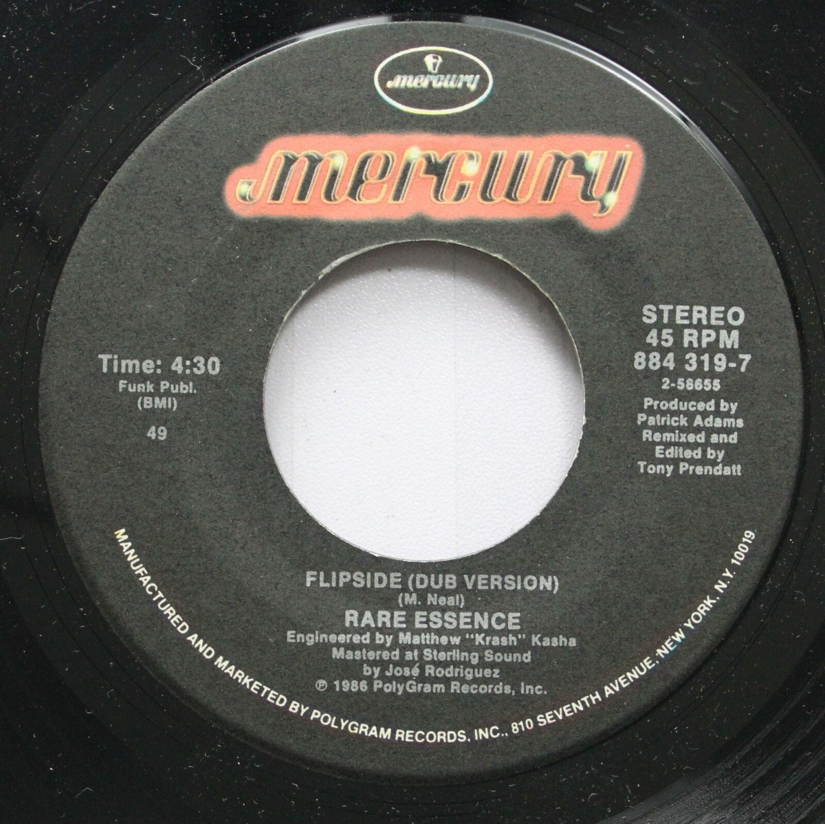 Rock Nm! 45 Rare Essence - Flipside (Dub Version) / Flipside