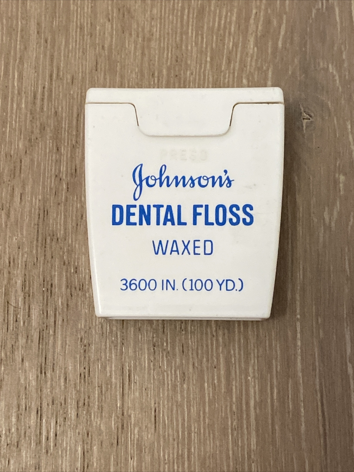 Vintage Open Johnson & Johnson Dental Floss Waxed 100 yd 80+ Remain eBay