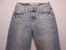 Levis Youth Girls Size 14 Super Skinny Jeans Blue 5-Pocket Design Stretch Slit