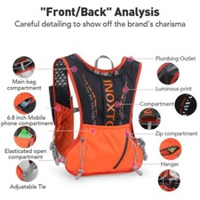 INOXTO-Lightweight Running Backpack 5L Hydration Vest