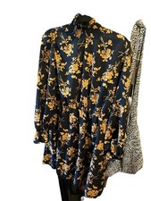 SHEIN WOMENS MOCK NECK FLORAL DRESS 