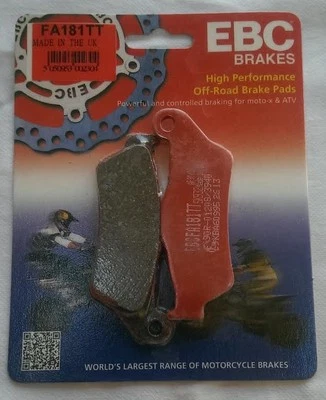 EBC " Tt " Avant Disque Frein Coussinets Pour KTM Sauf 250 / Six Jours (1995 - Photo 1/2