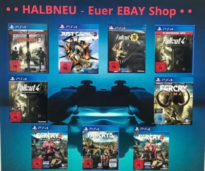 FSK18 PS4 Playstation Spiel   FARCRY / FALLOUT / JUST CAUSE   Spiele Auswahl #B