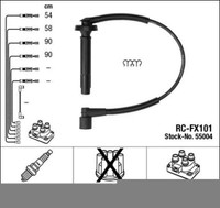 NGK 55004 ZüNdleitungssatz Passend FüR Subaru