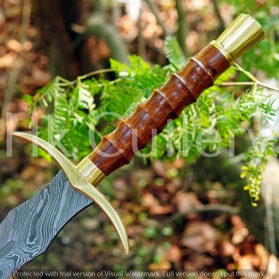Handmade Hand Forged Damascus Steel Viking Sword, Battle Ready Medieval Sword