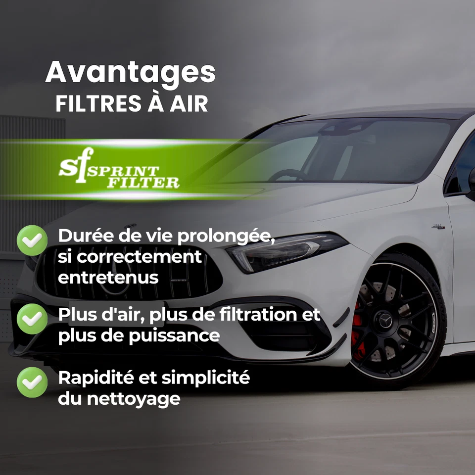 Filtre à air OPEL ASTRA F / ASTRA F CABRIO 1.8 i 16V Année 94 > 98 ch 115 Sprint - Photo 4/4