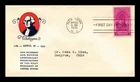 US COVER GEORGE WASHINGTON INAUGURATION 150TH ANNIVERSARY FDC SCOTT 854