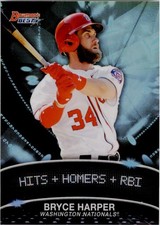 2016 Bowman's Best Stat Lines #SLBH Bryce Harper - BB