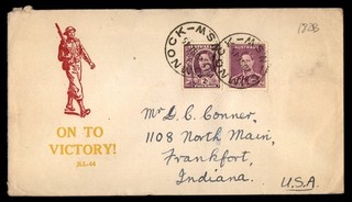 Mayfairstamps Australia 1945 Cumnock to IN USA Soldier Cover ccb_36925