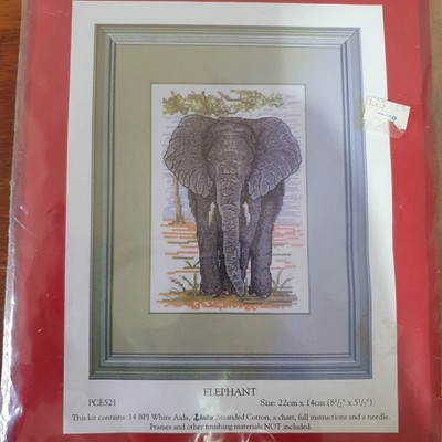 Anker gezählt Kreuzstich Set Elefant PCE521 22cm x 14cm