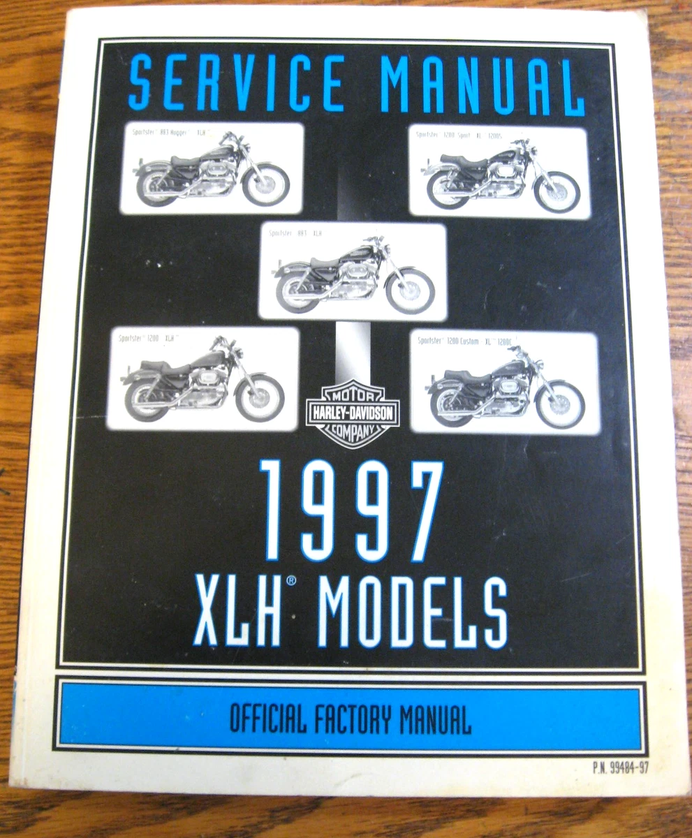 1997~1998 XLH Sportster サービスマニュアル 新品未使用 ハーレー 純正 日本語 サービス 整備 マニュアル 1997-1998
