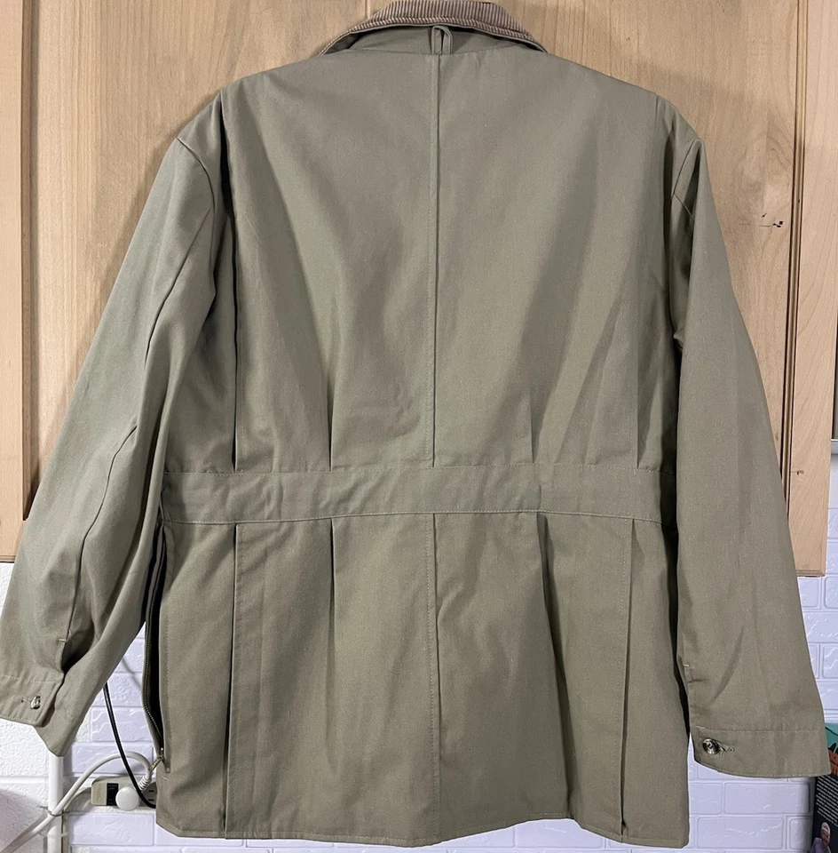 Game Winner 运动装 户外 复古 狩猎 野战外套 尺寸 Lg 博柏利格子 — 第 3/4 张图片