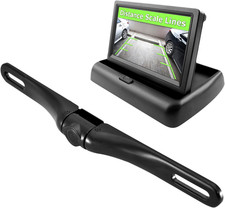 Backup Rear View Car Camera Monitor Screen  Alarm Parking Sensors System Revers